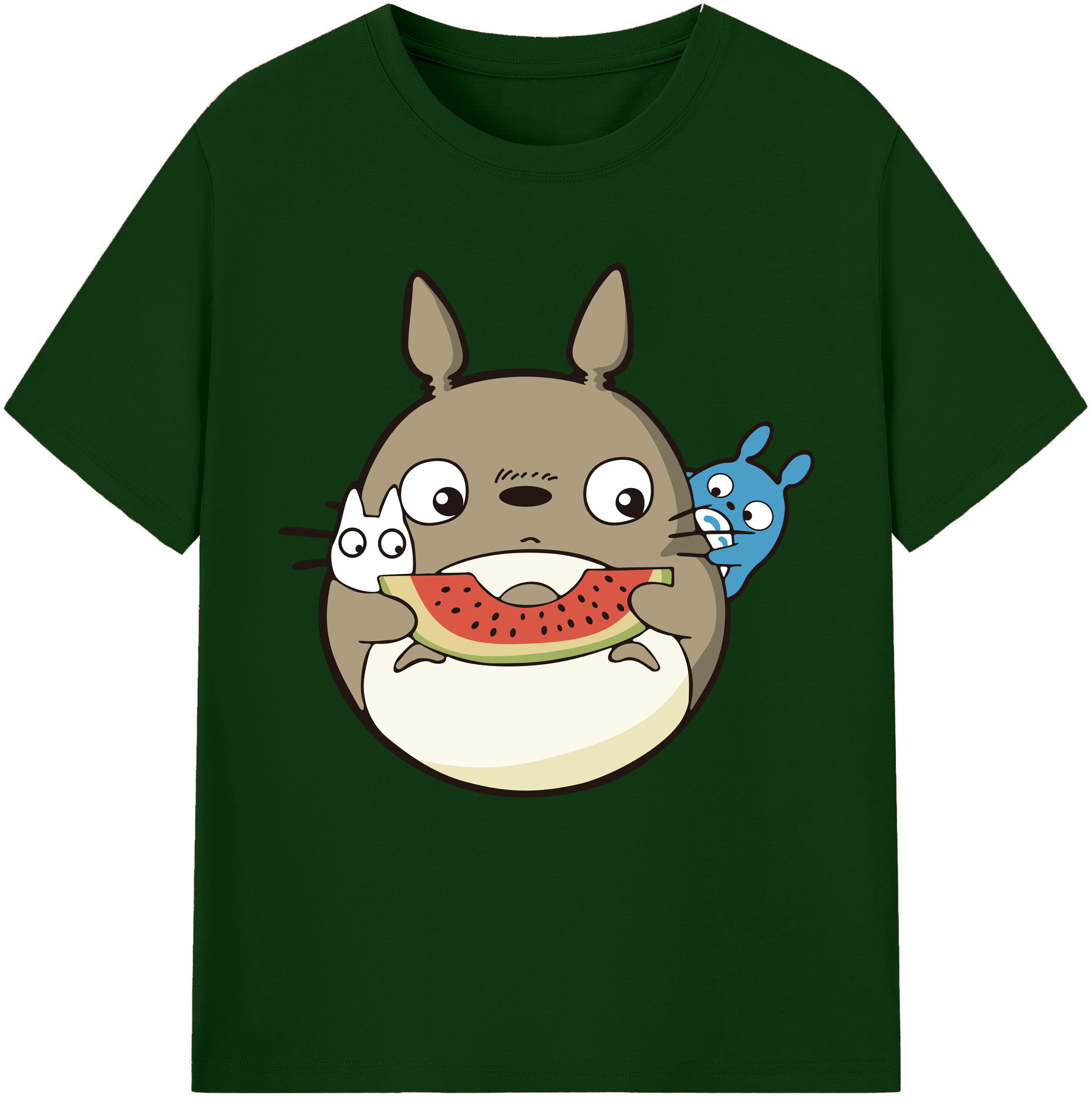 （画像用） となりのトトロ 草壁メイ 草壁サツキ My Neighbor Totoro Satsuki Kusakabe Mei Kusakabe 綿100％半袖Tシャツ（フロントプリント）